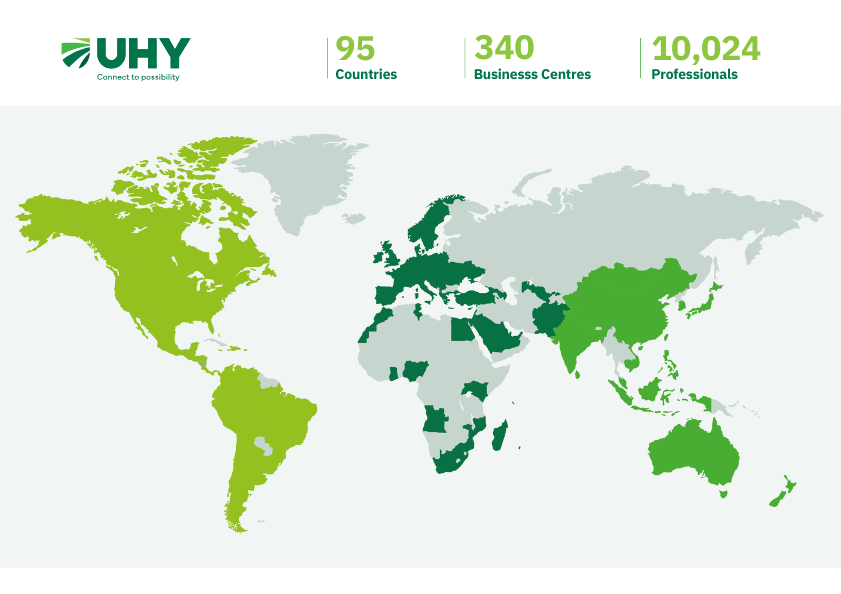 UHY Global Map 2026