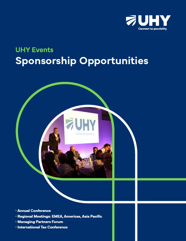 UHY Sponsorship Brochure