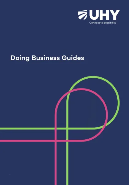 Doing business in The United States